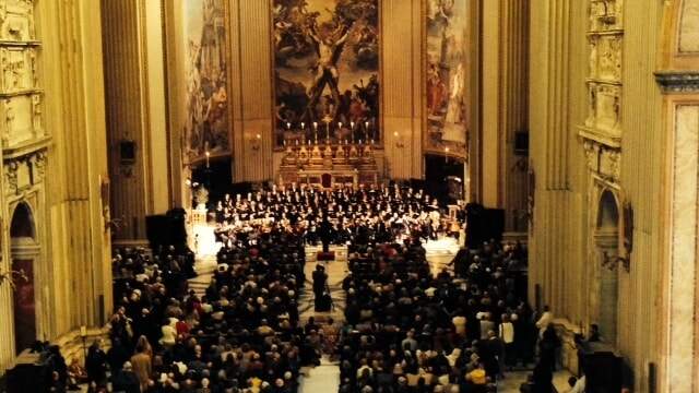 Il Concerto di Pasqua  per la Pace,  a Roma aSant'Andrea della Valle
