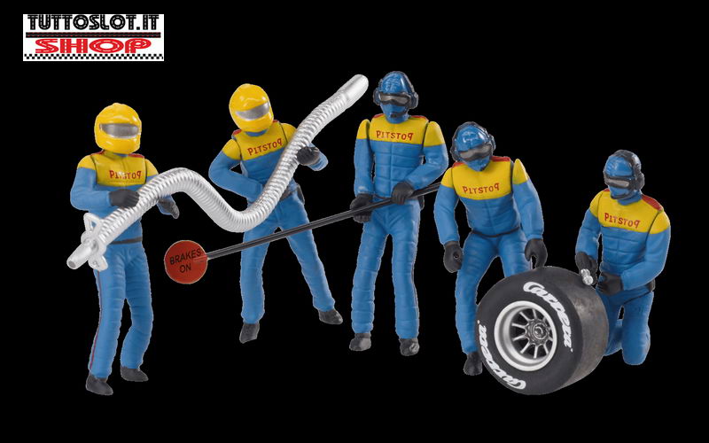 Set meccanici box - Set pit crew figures