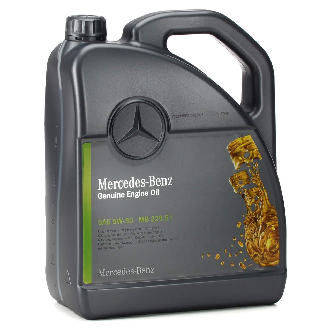 Olio motore Mercedes-benz 5w30 MB 229.51 (confezione da 5 litri)