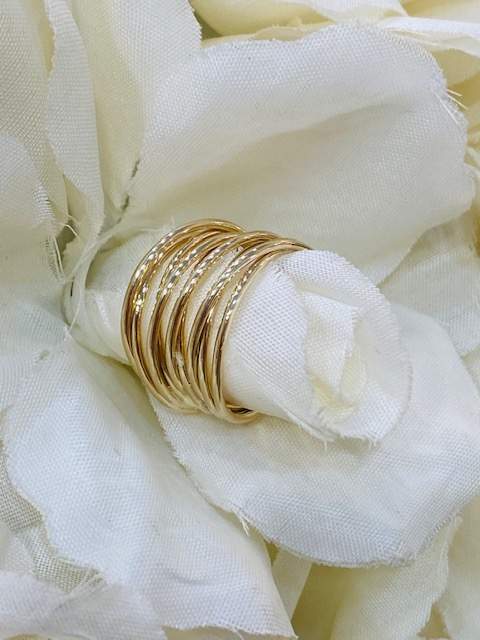 "Collezione Filo di Luce" anello in oro giallo