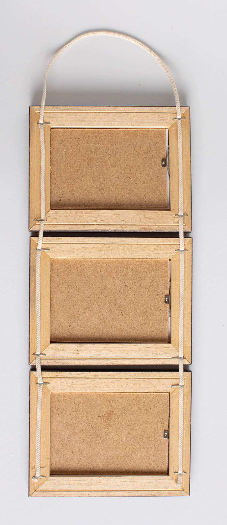 Cornice in legno multipla per 3 foto 7x10