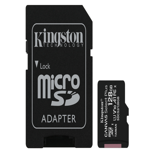 SD MICRO 64GB CL10 UHS-I CON ADATT. 100MB/S LET.85MB/S SCRIT.KINGSTON