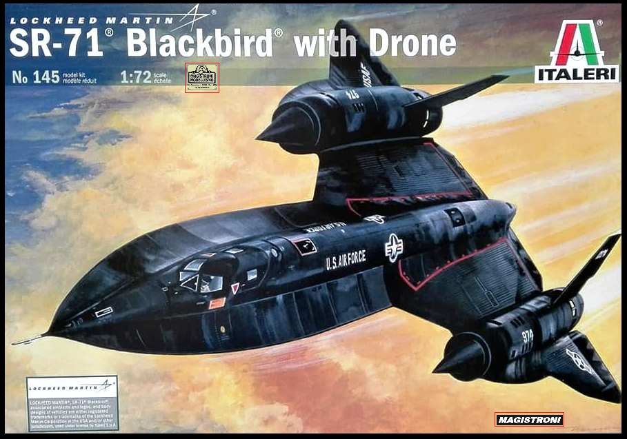 SR-71 BLACKBIRD with Drone