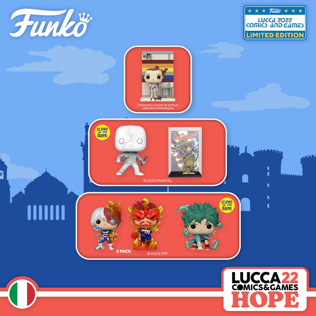 LUCCA COMICS & GAMES 2022: LE ESCLUSIVE DI FUNKO!