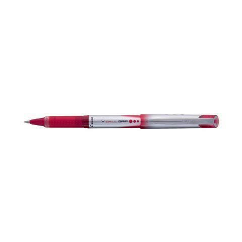 PILOT V BALL GRIP PENNA A GEL ROSSA