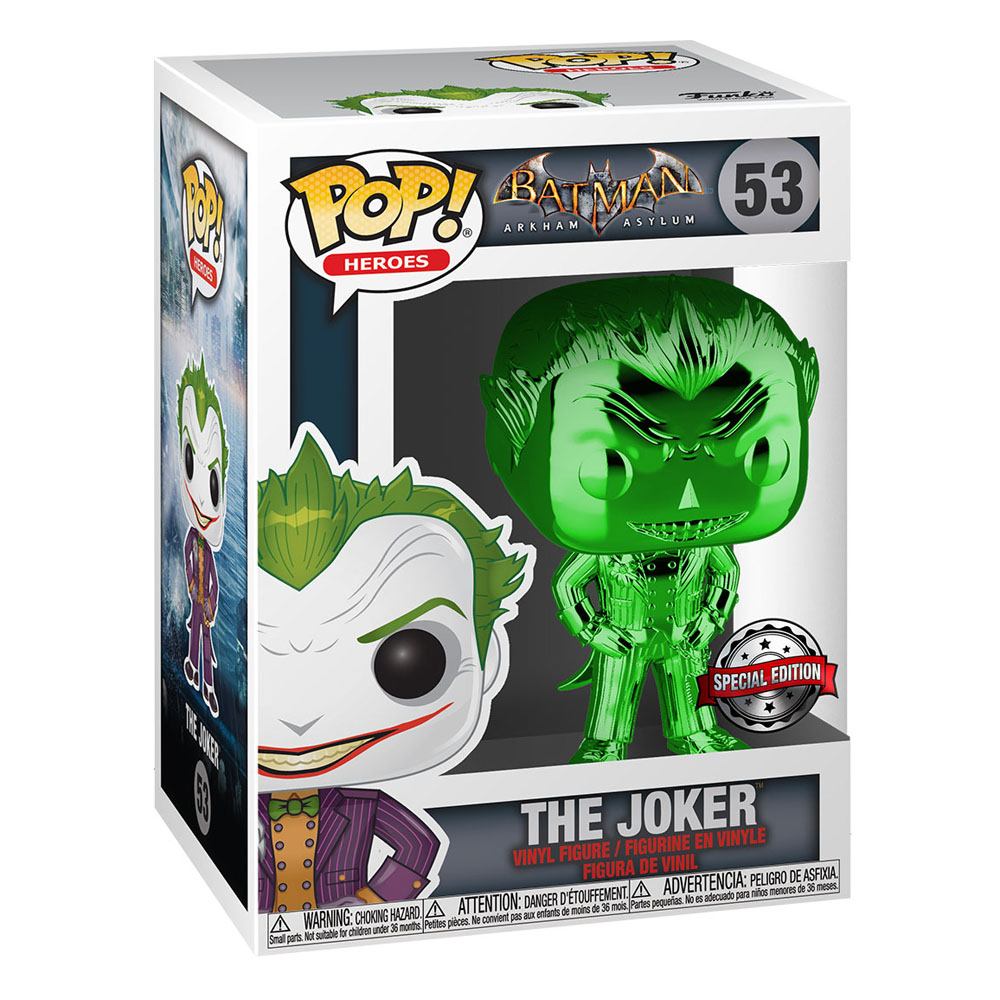 DC POP! Heroes Vinyl Figure The Joker (Green Chrome)