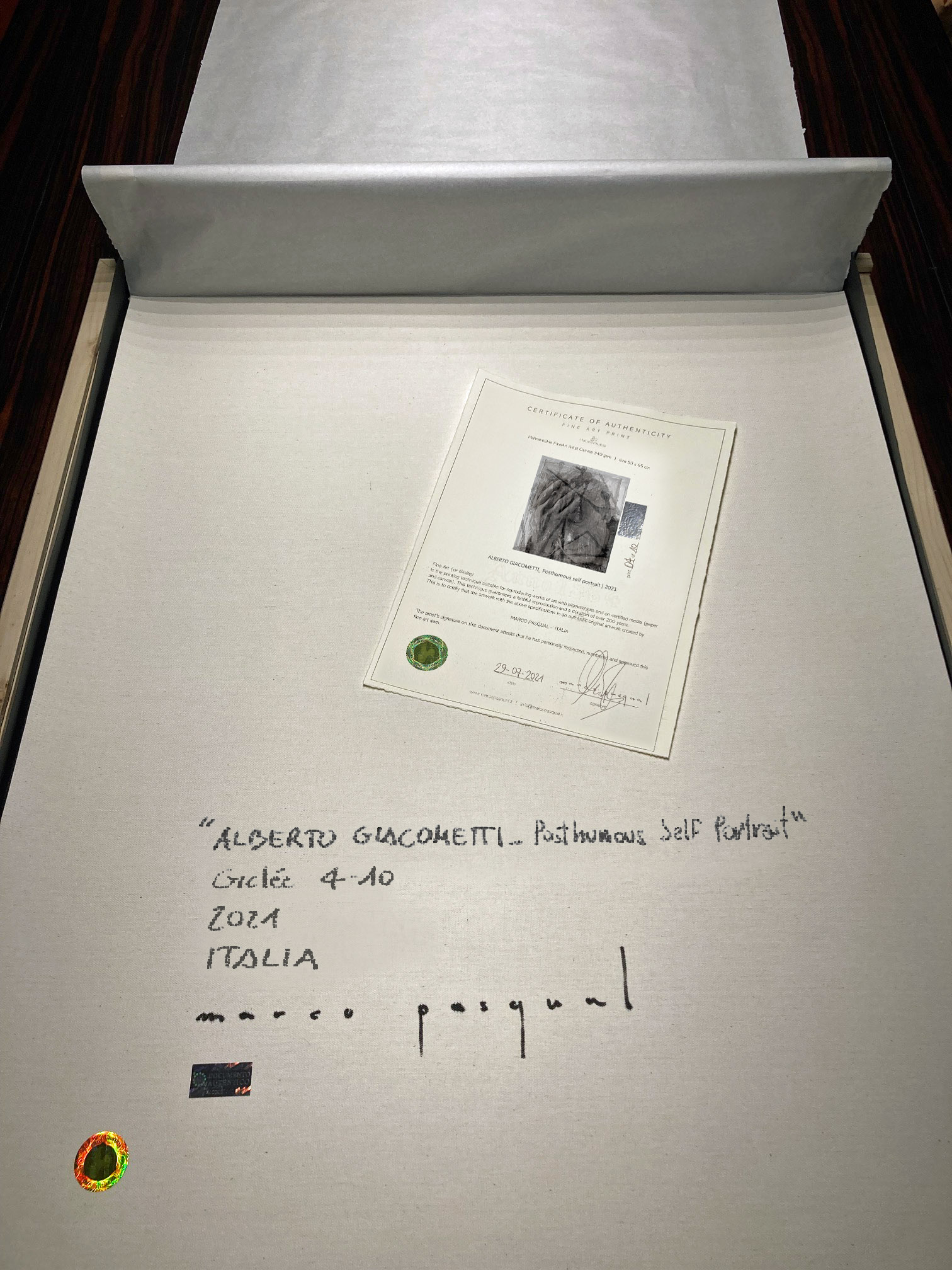 Alberto Giacometti_ Posthumous Self Portrait