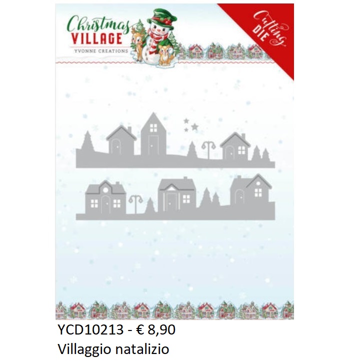 Fustelle Natale - YCD10213 Villaggio natalizio