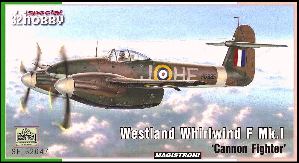 WESTLAND WHIRLWIND F Mk.I "CANNON FIGHTER"