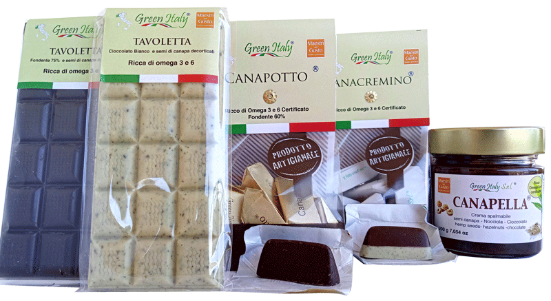 Tavoletta Fondente, cacao 75% con semi di canapa decorticati