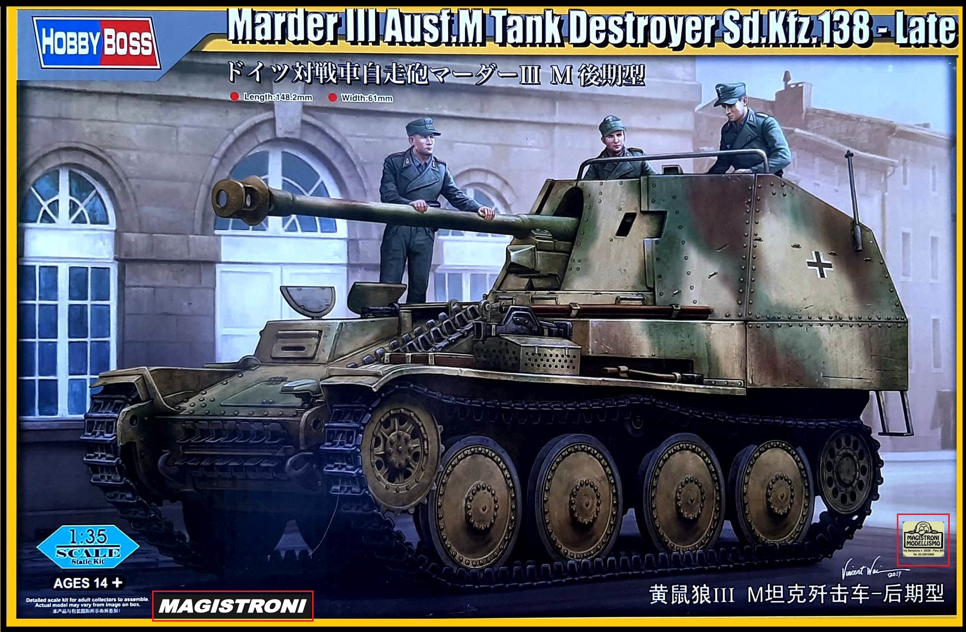 MARDER III Ausf.M TANK DESTROYER Sd.Kfz.138 Late