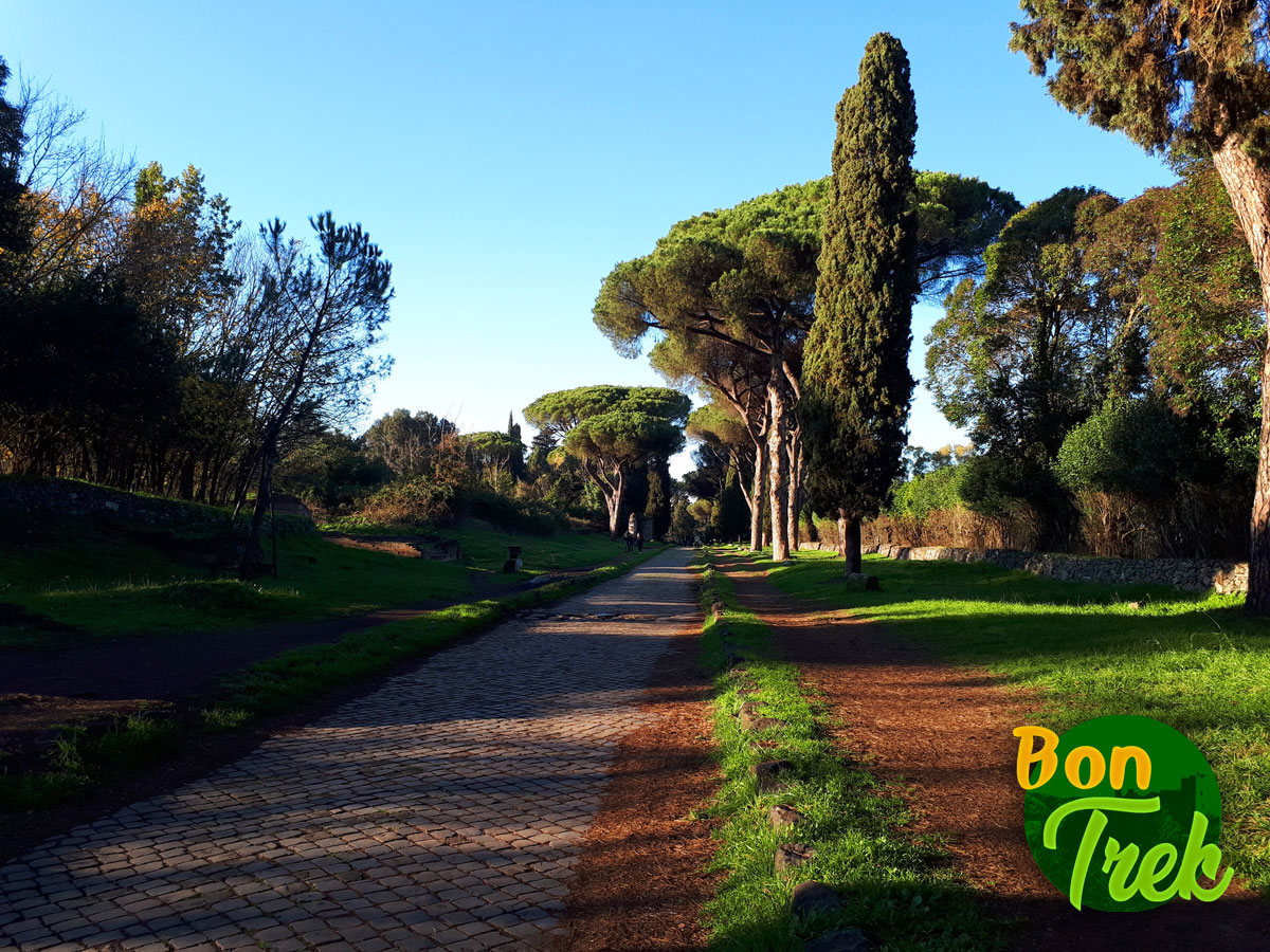 Trekking al Parco Appia Antica, via Francigena