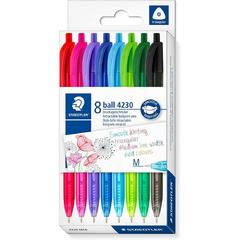 STAEDTLER BALL 4230 M PENNA A SCATTO VARI COLORI