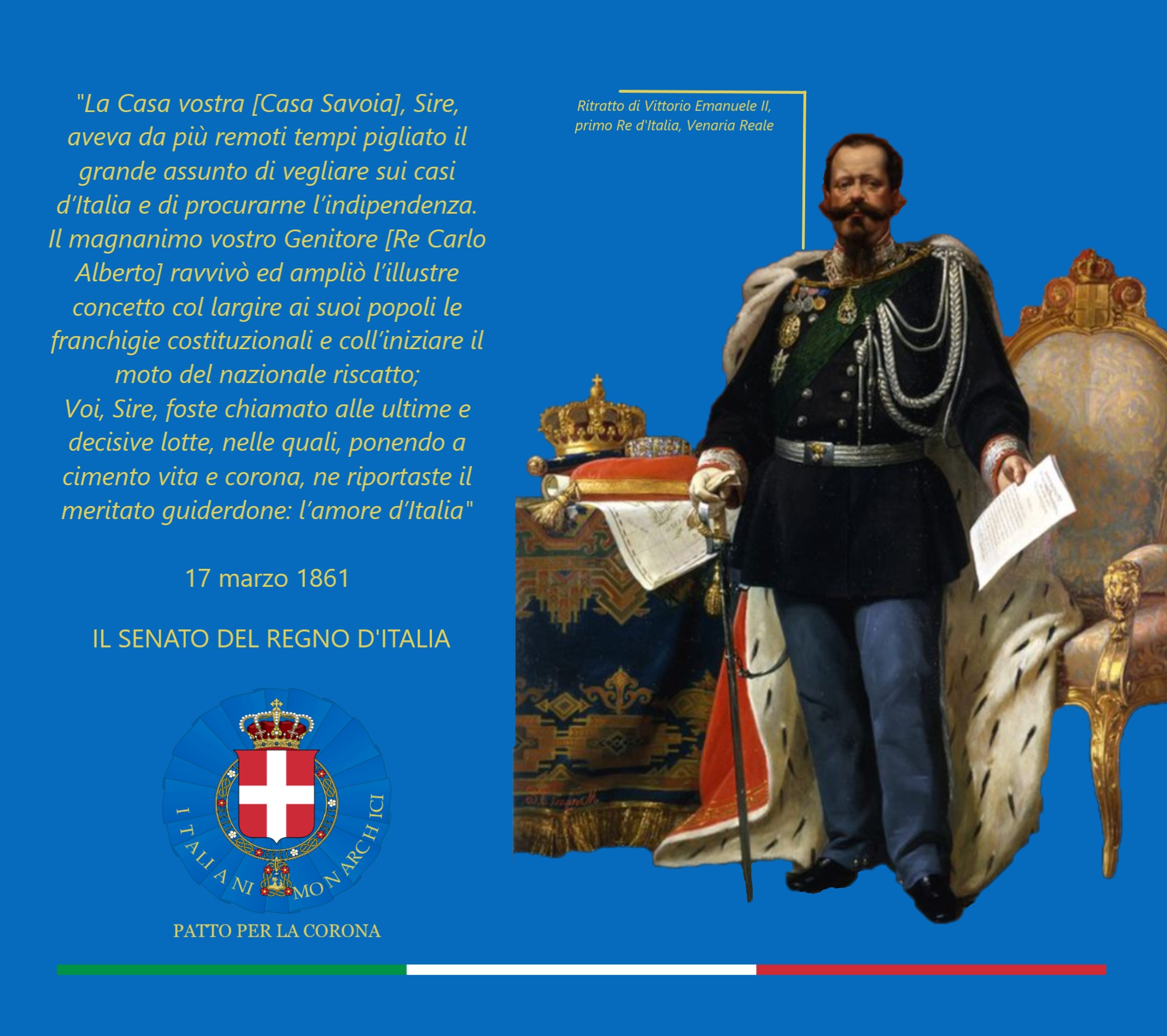 Per Vittorio Emanuele II, Bicentenario della nascita del Re che ha fatto l'Italia