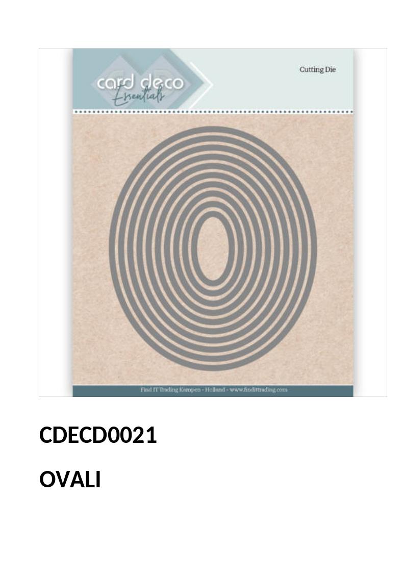 Fustelle geometriche - CDECD0021 ovali
