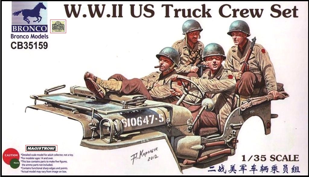 WWII. US TRUCK CREW SET