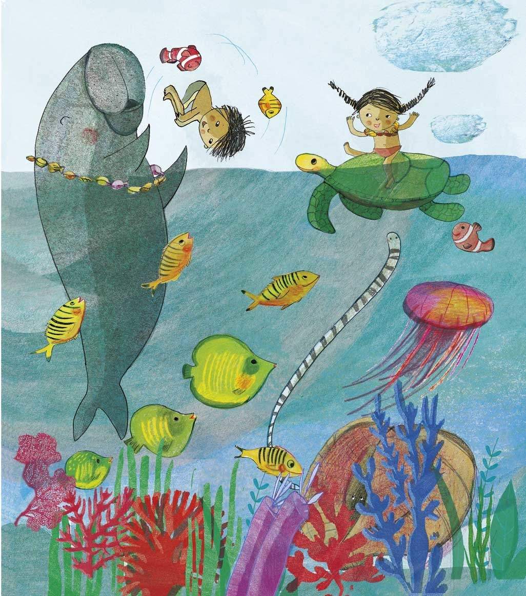 Written by Candy Gourlay,  Is it a Mermaid?  Illustrations  Otter-Barry Books  2018