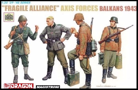 "FRAGILE ALLIANCE" AXIS FORCES BALCAN 1943