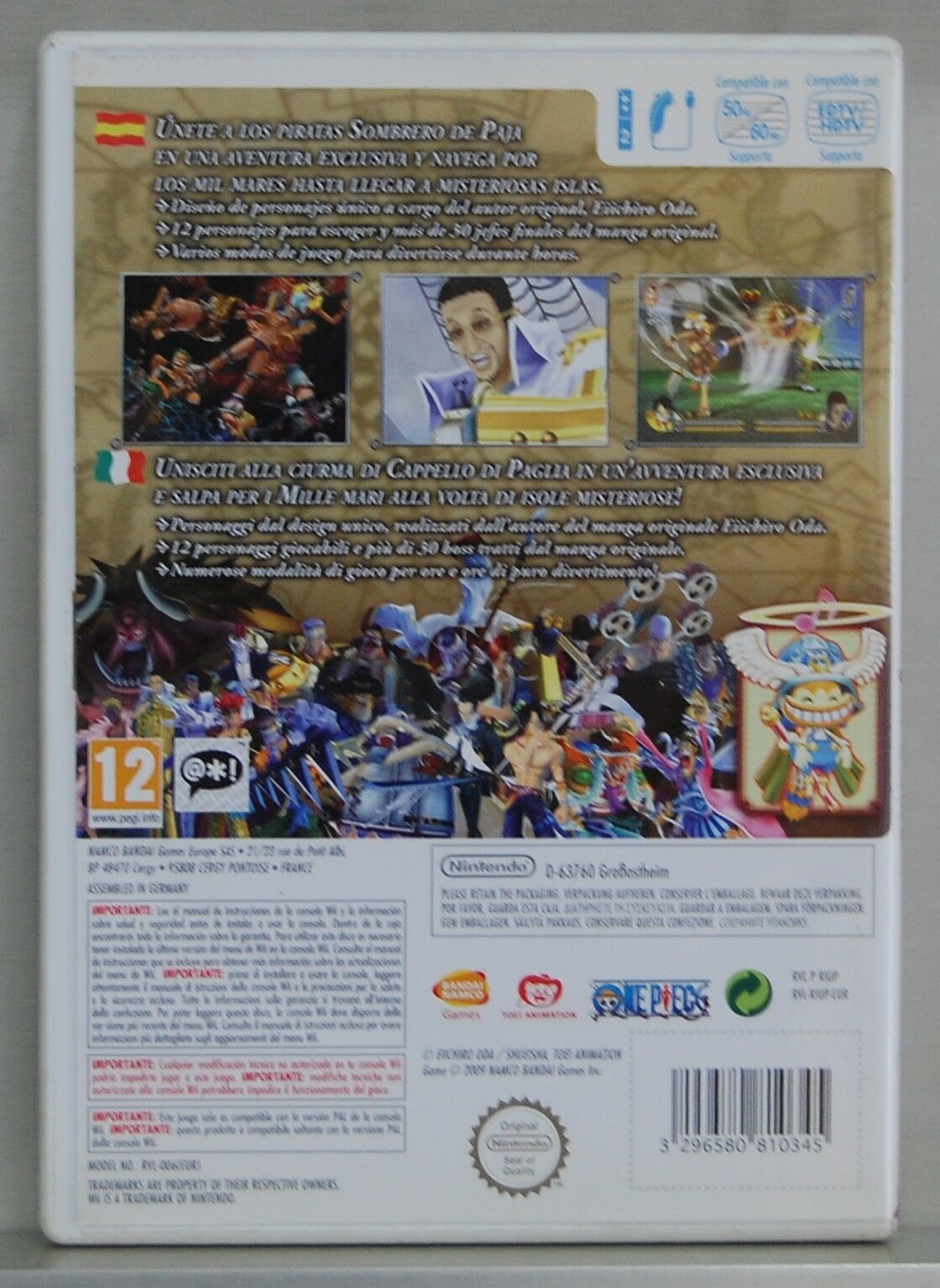 WII ONE PIECE UNLIMITED CRUISE 2 USATO