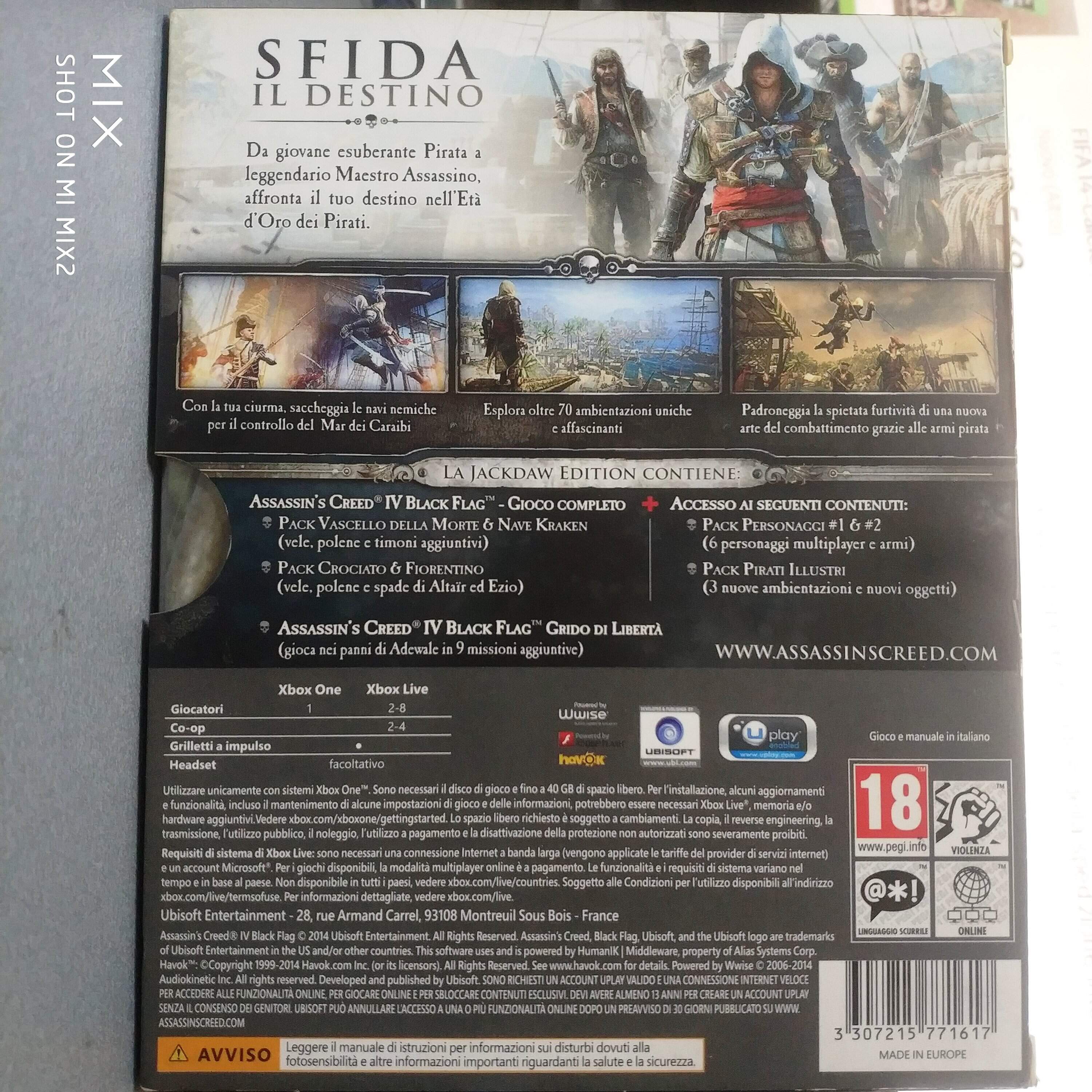 Assassin's Creed IV 4 Black Flag Jackdaw Edition USATO