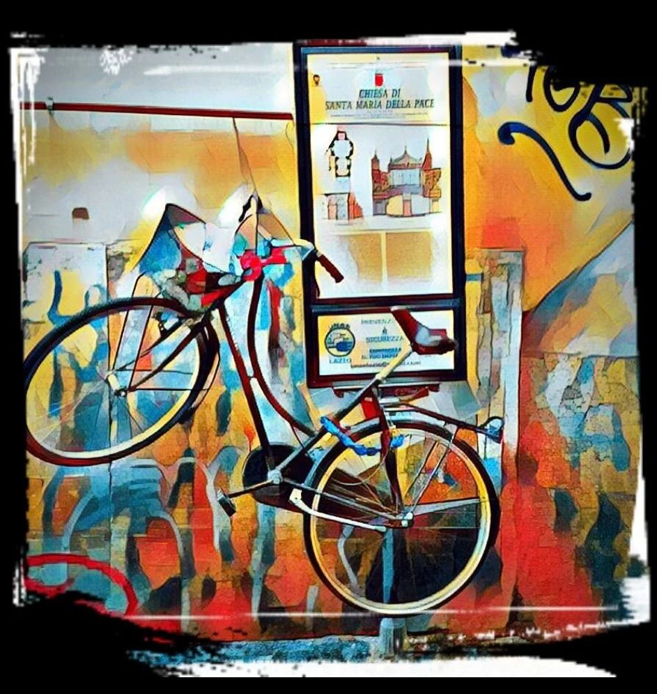 ROME -bicicletta appesajpg