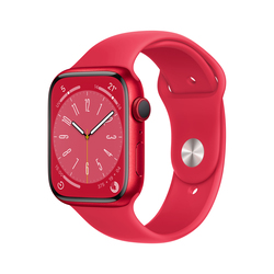 WATCH 8 45MM GPS ROSSO ALLUMIN. ROSSO SPORT BAND