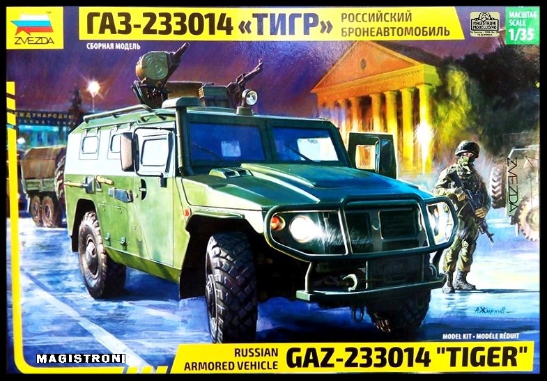 RUSSIAN ARMORED VEHICLE GAZ-233014"TIGER"