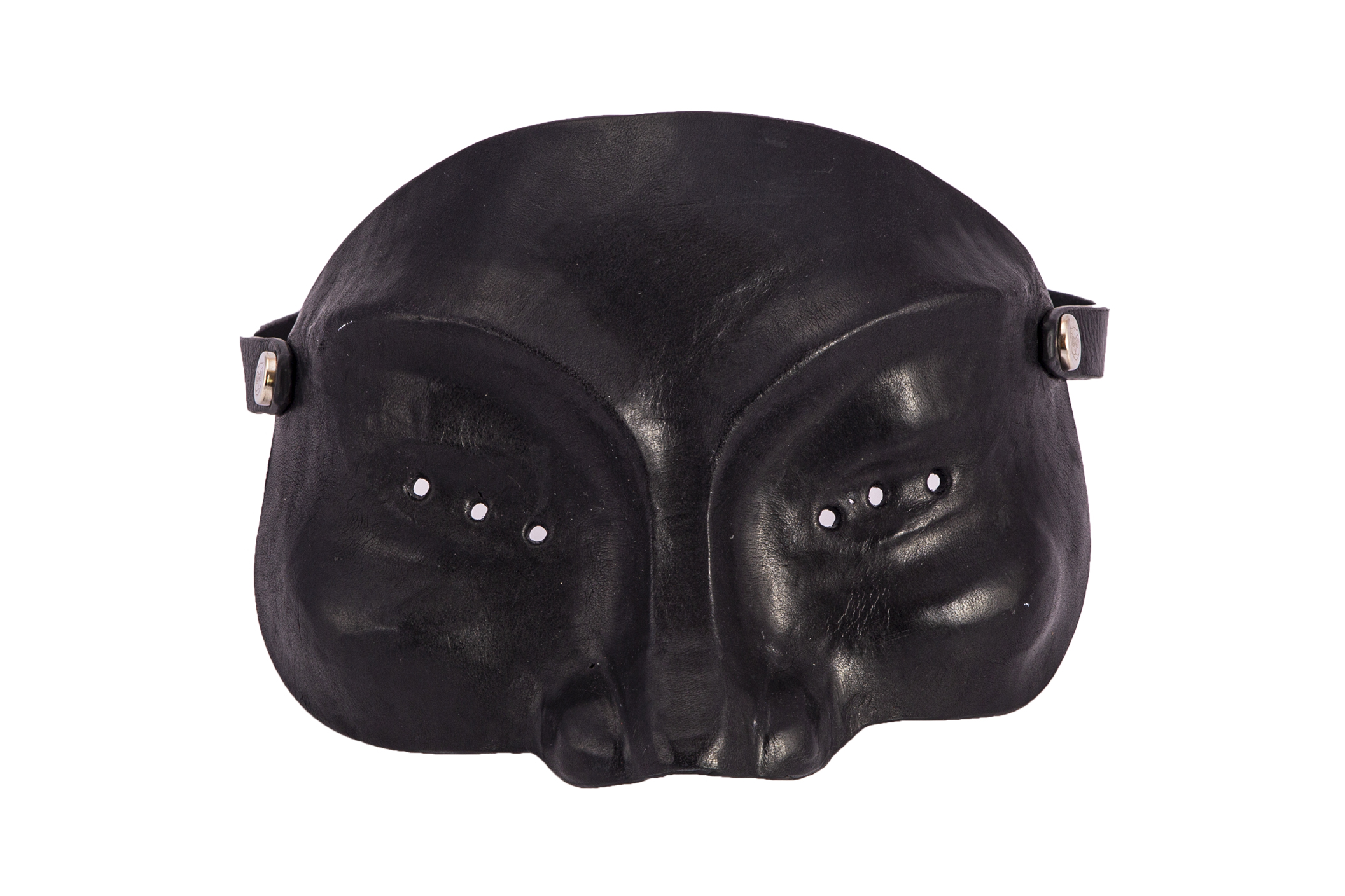 Mask Mercurio in cuoio Col. Nero