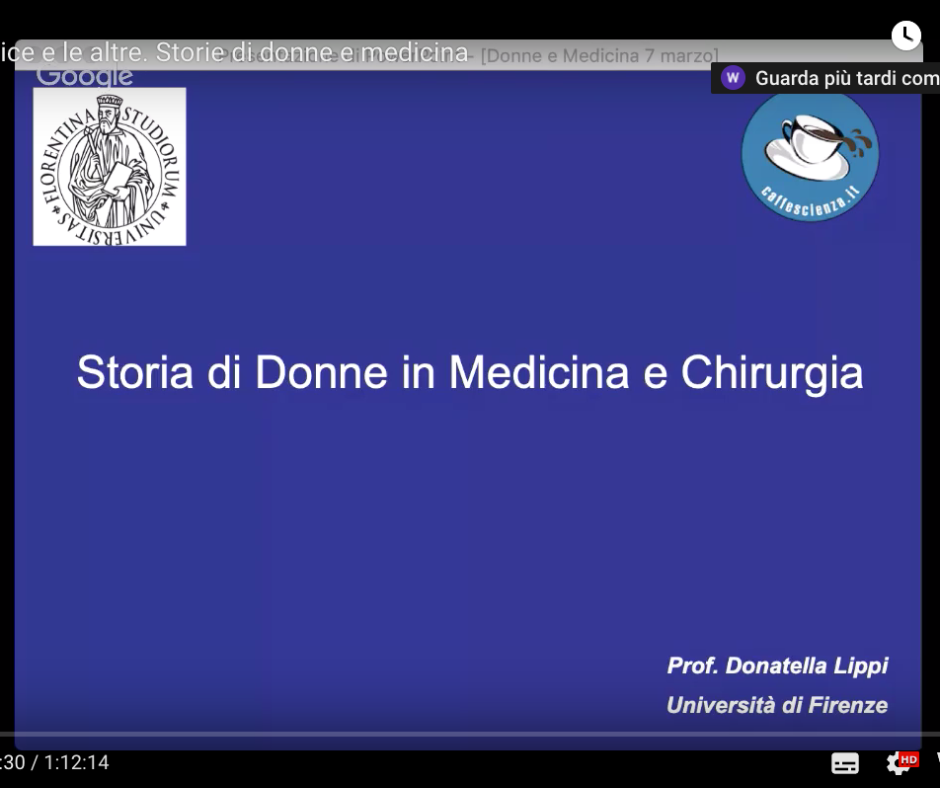 Storia donne medicina Donatella Lippi