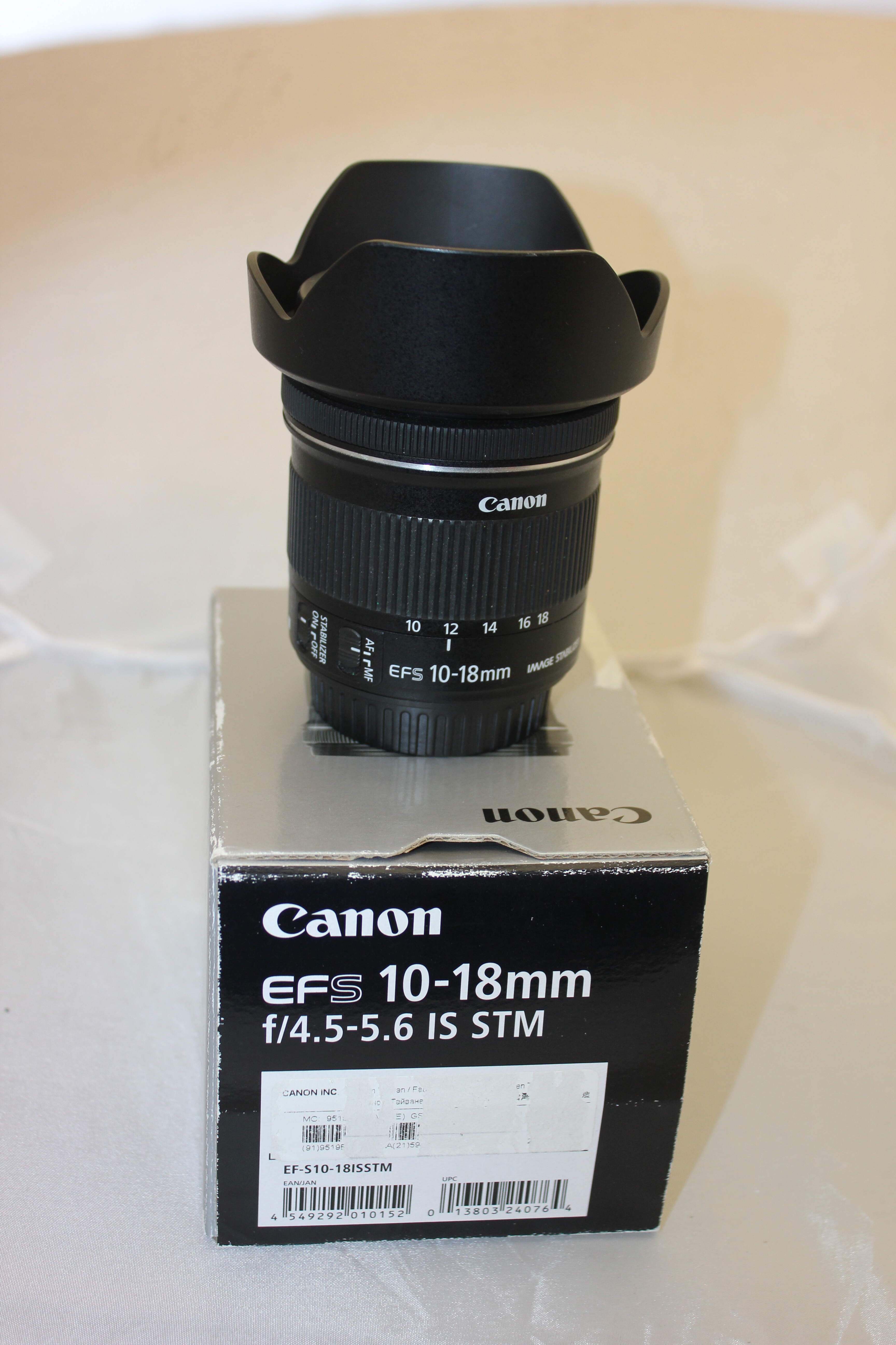 Canon 10-18mm F4,5-5,6 IS STM usato