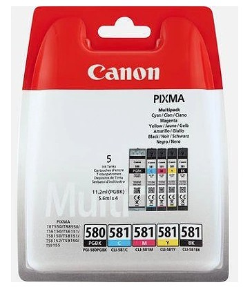 INK CANON PGI580/CLI581 CMYK 2PZ (K)