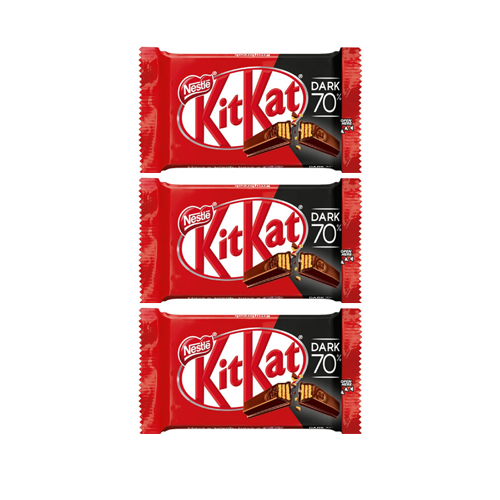 Kit Kat Dark 70% 3 pezzi