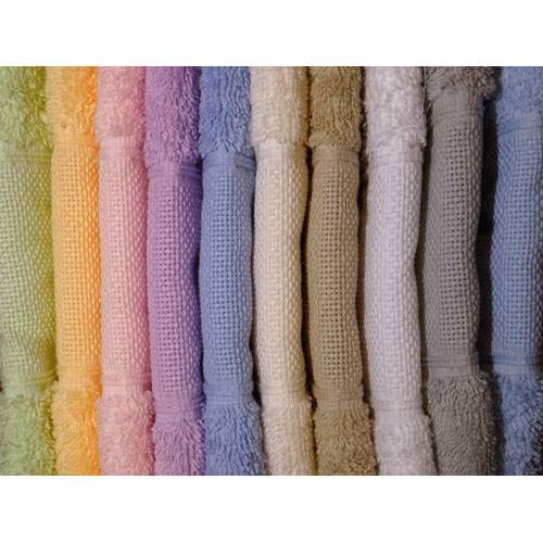 da Ricamo due asciugamani da bagno ricamabili a punto croce, scegli il colore