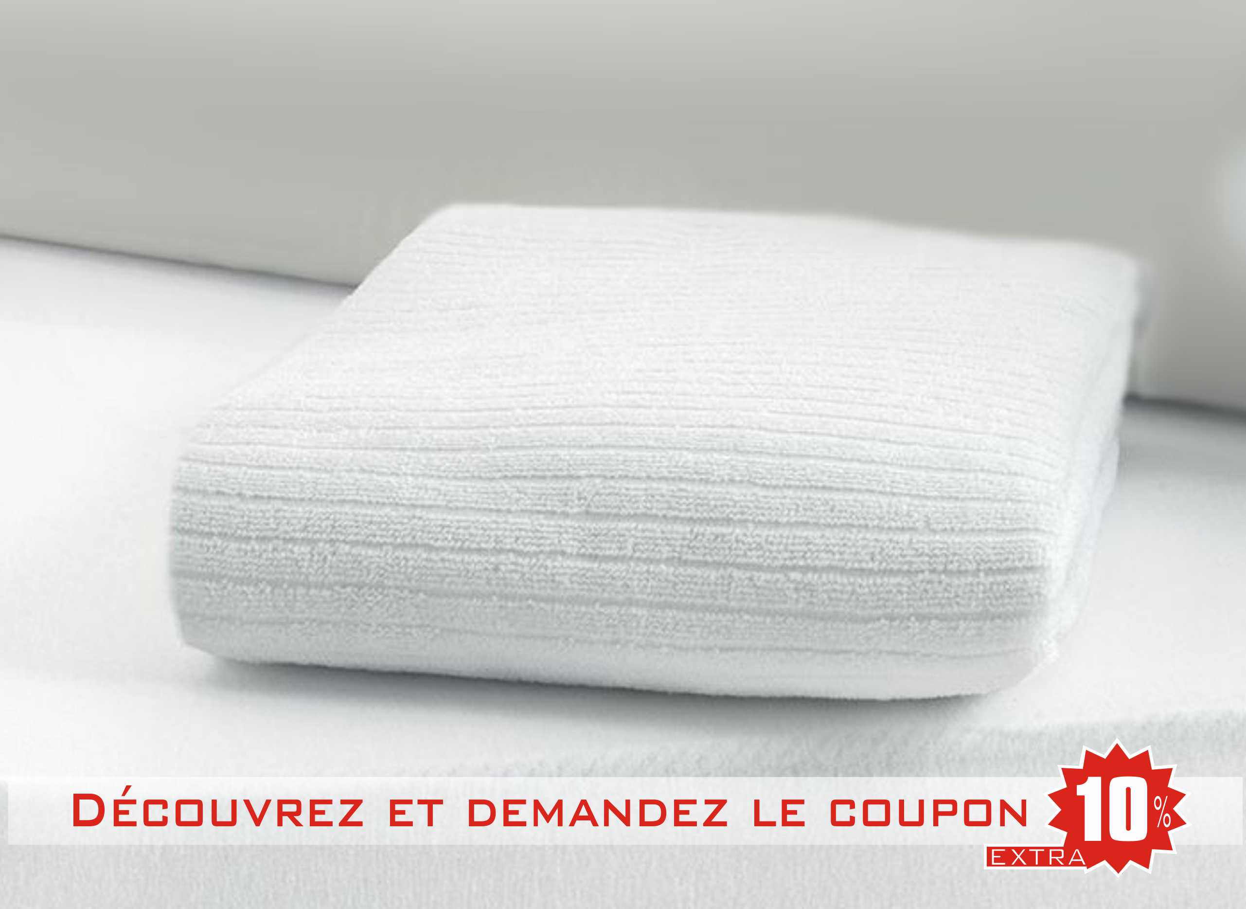 protège-matelas en pur coton éponge avec capuche avec élastiques