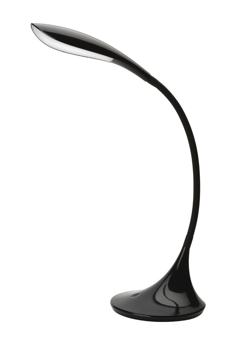 Lampada Tavolo Scrivania Flessibile in Plastica Colore Nero Perenz 6034 N LED