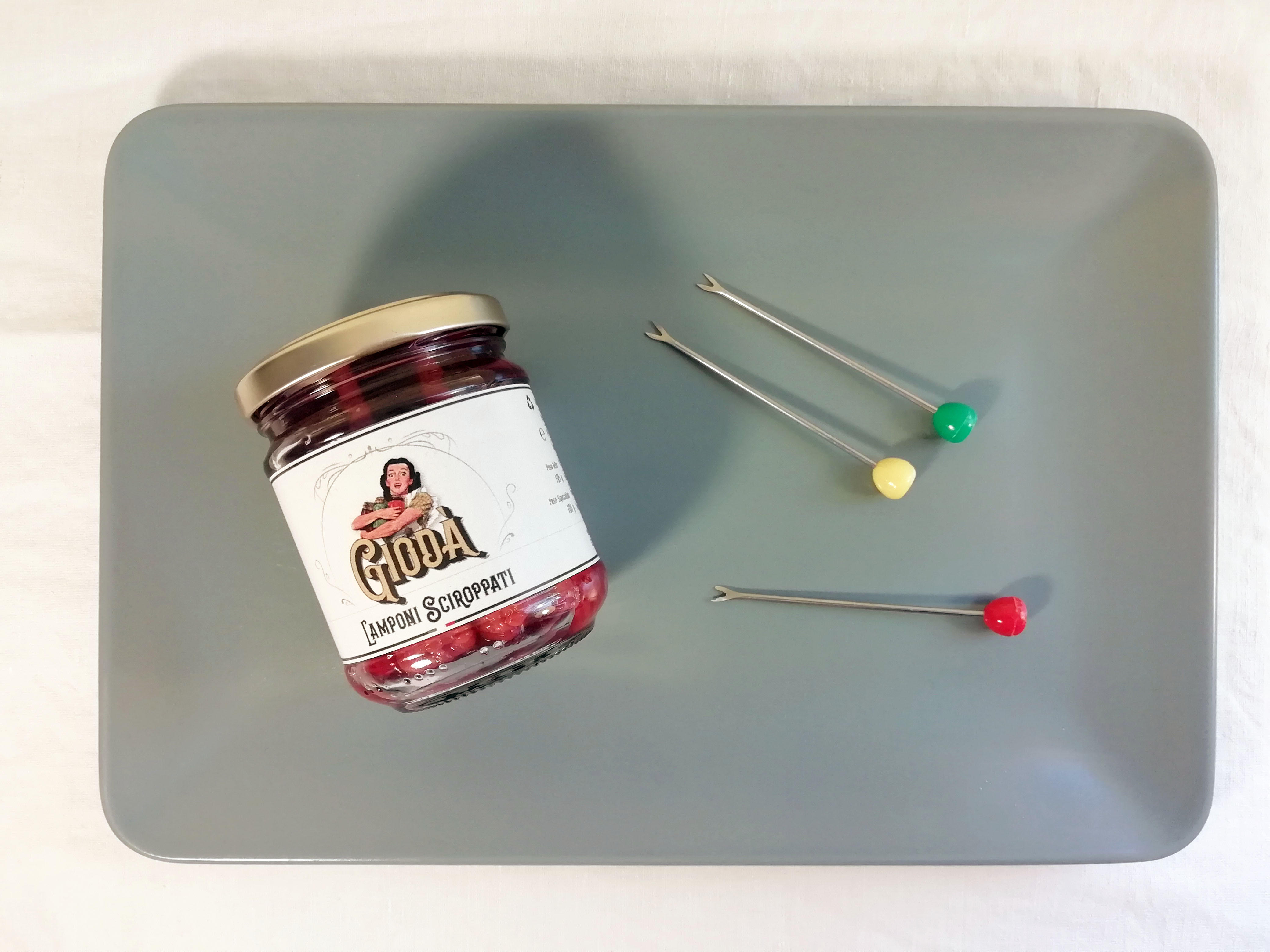 Lamponi sciroppati - Raspberries in syrup