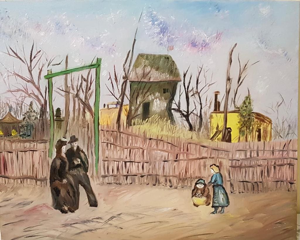 Il mulino ,omaggio a Van Gogh