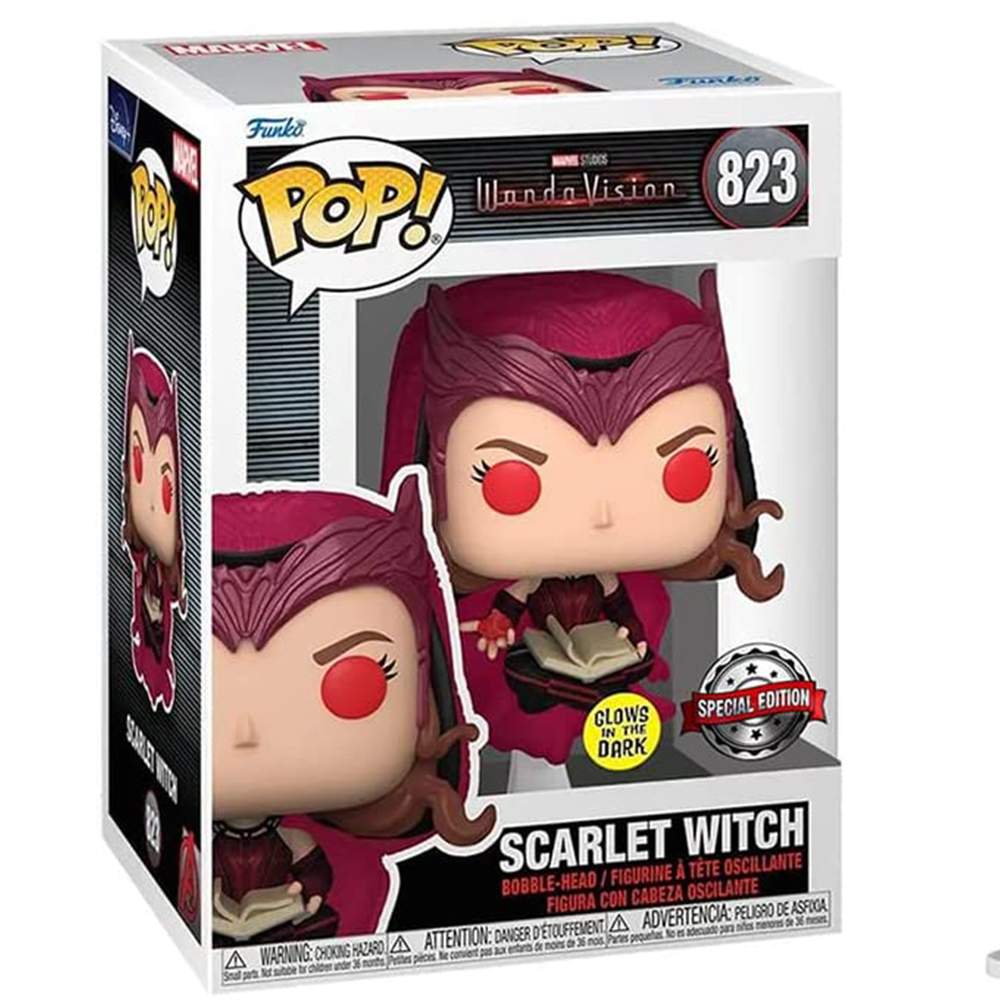 Marvel: Funko Pop! - Wandavision - Scarlet Witch (Glow In The Dark) (Ltd) (Vinyl Figure 823)