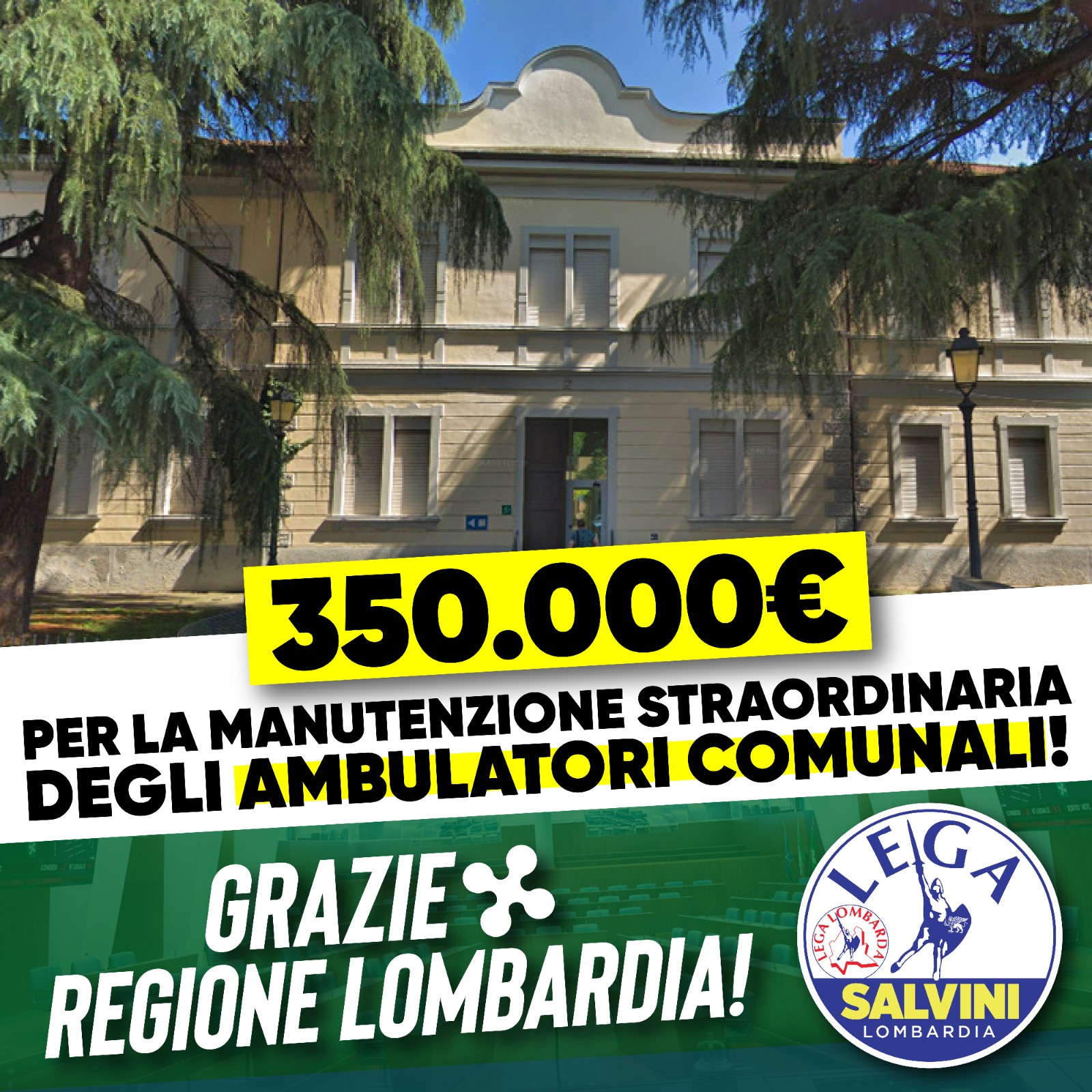 AGLI AMBULATORI DI MARCALLO 350.000 € DA REGIONE LOMBARDIA!