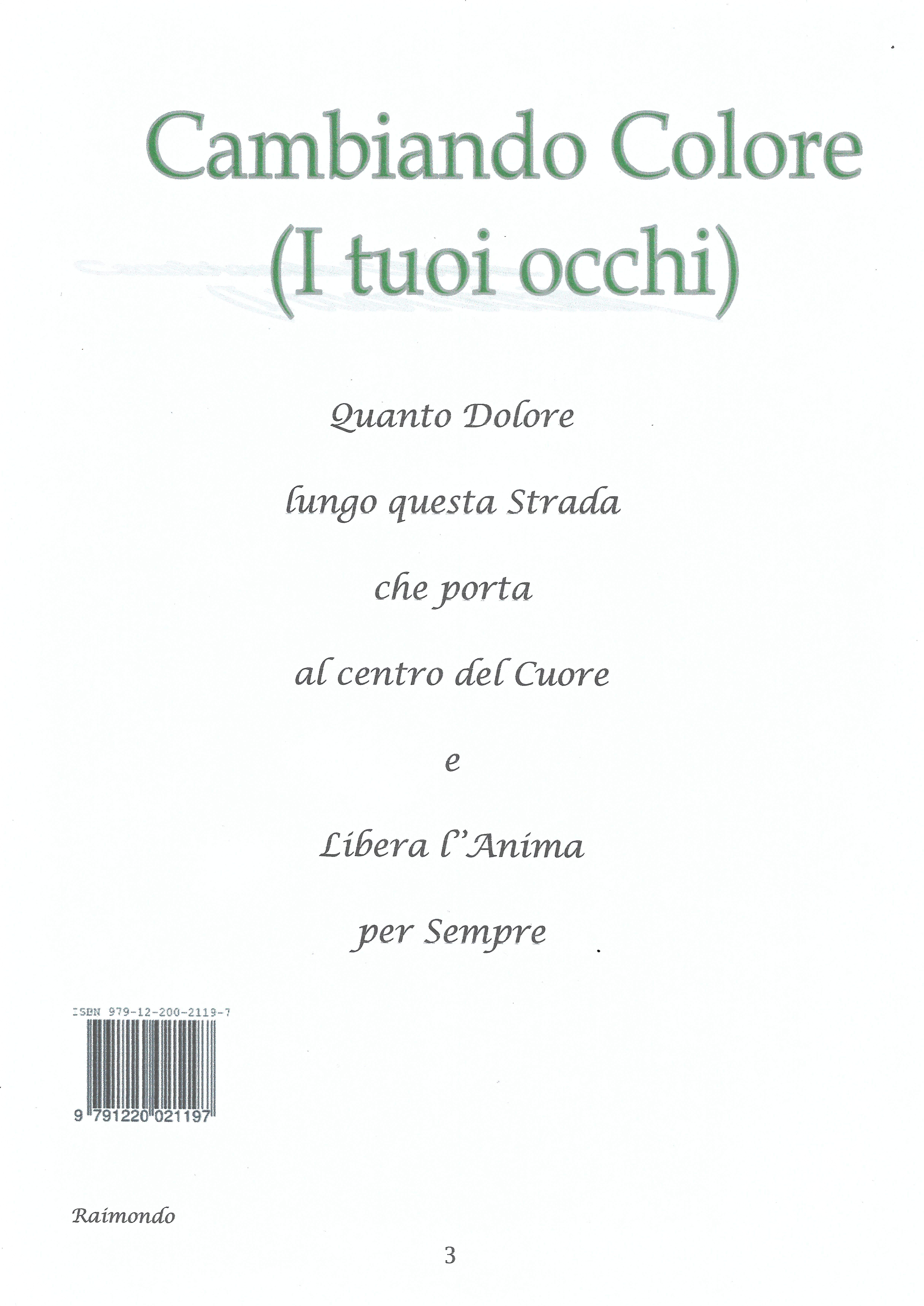 Poesia da: Poesie nel Tempo Raimondo Giorgini