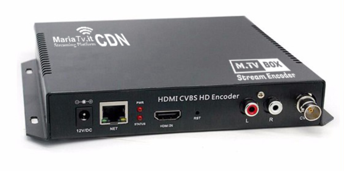 Inserisci SDI - HDMI - COMPOSITO e trasmetti al server. Parte da solo.