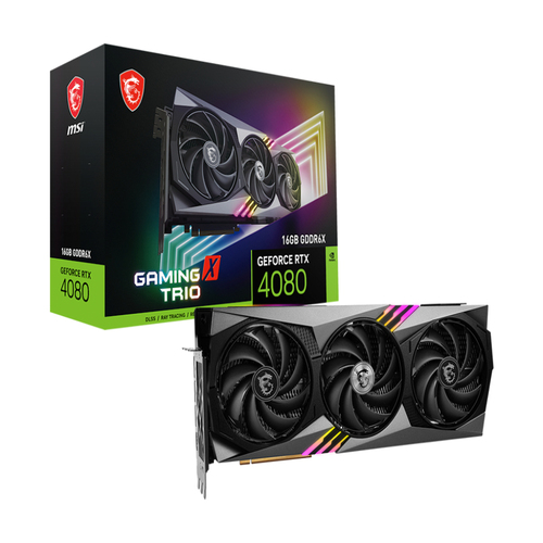 VGA MSI RTX 4070 TI GAMING X TRIO 12G 12GB DDR6X 192BIT H/3*DP 285W