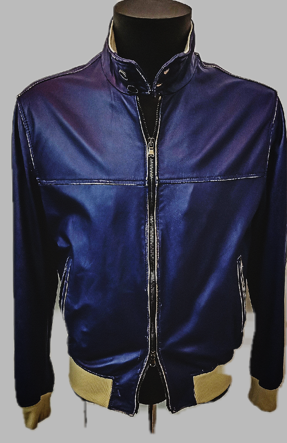 Polo leather jacket