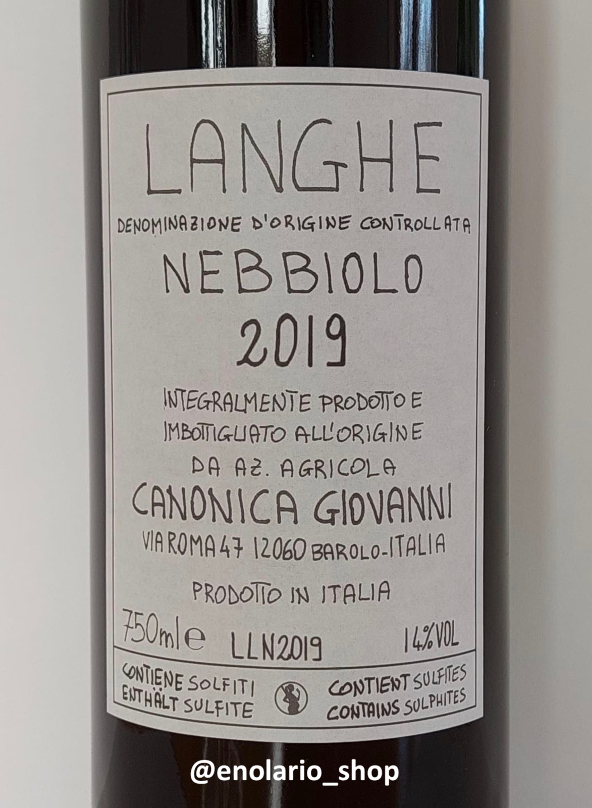 Giovanni Canonica Langhe Nebbiolo 2019