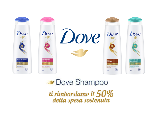 Rimborso Shampoo Dove  “Spendi&Riprendi DOVE”