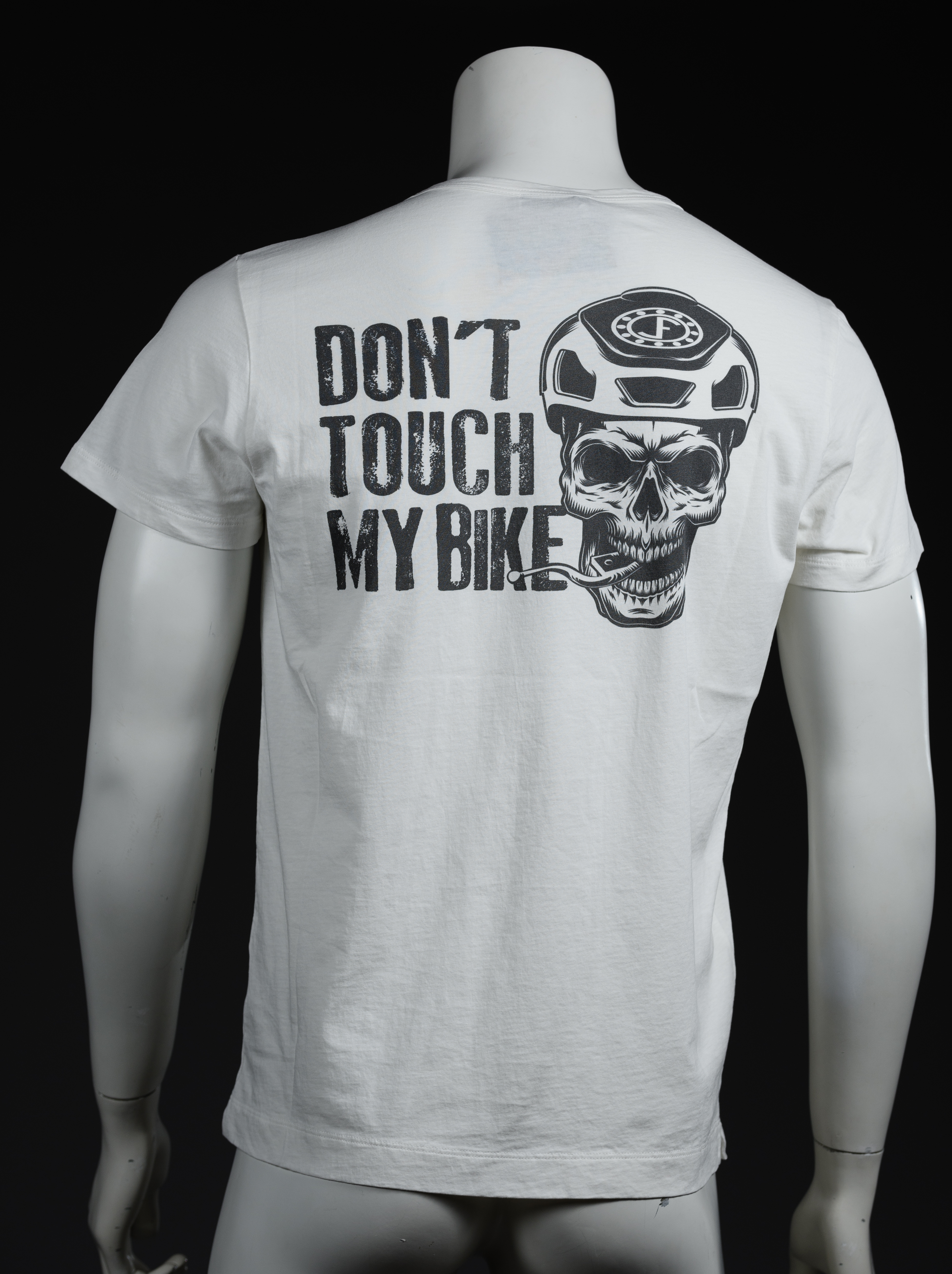 T-shirt Don't Tuoch My Bike back