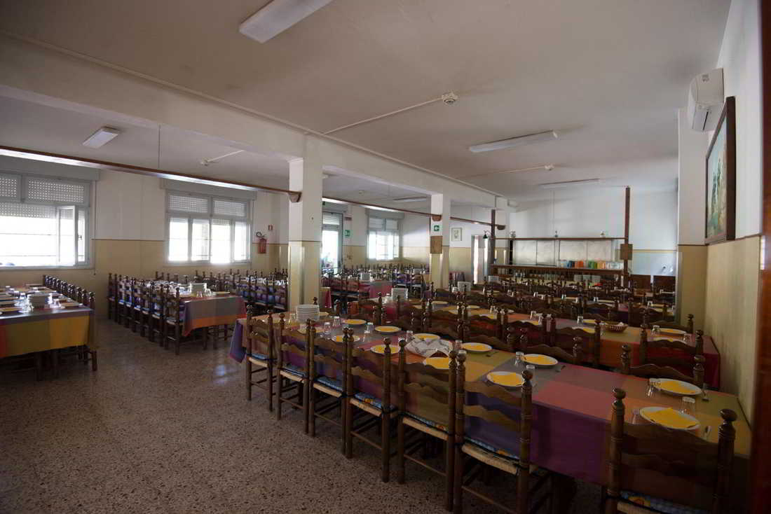 Albergo a Cesenatico con ampia sala da pranzo