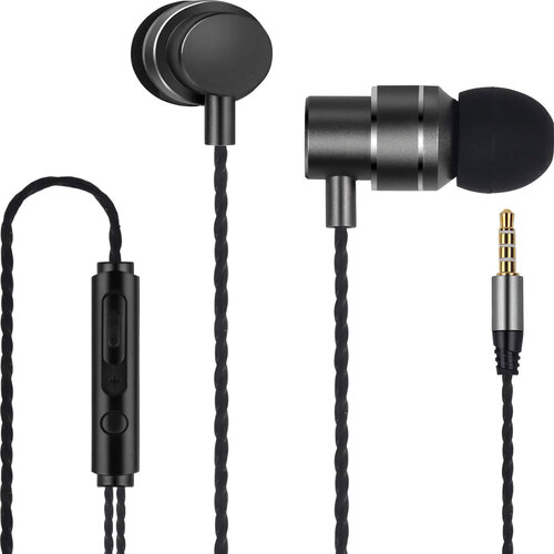 AURICOLARI CON MICROFONO LENOVO METAL EARBUDS GRIGIO