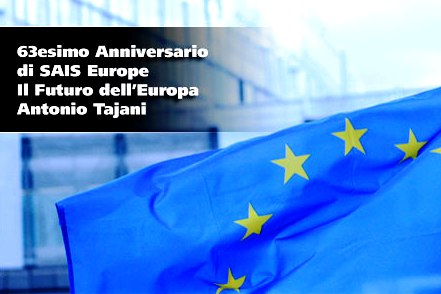 Presidente Parlamento Europeo Antonio Tajani: il futuro dell'Europa