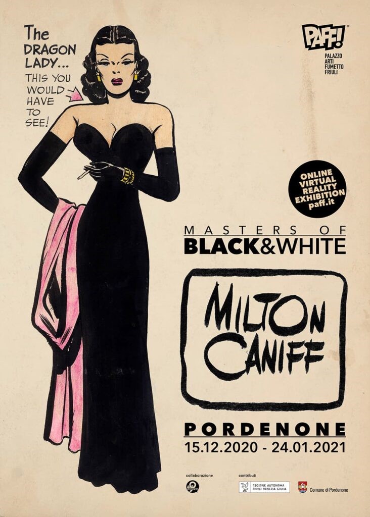 Fumetti, il bianco e nero di Caniff al Paff! di Pordenone
